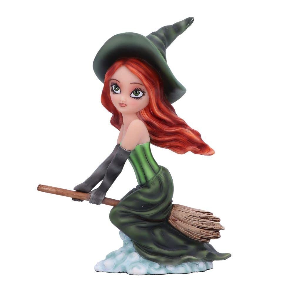 6768 Willow Witch Figurine, Green, 16cm